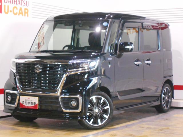 スペーシアカスタムハイブリッドＸＳターボ　４ＷＤ　メモリーナビ　ドラレコ装着メモリーナビ　前後方録画ドライブレコーダー　バックモニター　装着車（福井県）の中古車