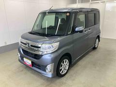 タント 中古車 カスタムＸ　ＳＡ衝突被害軽減ブレーキ　横滑り防止装置　アイドリングストップ　左側電動スライドドア　ステアリングスイッチ　オートライト　キーフリーシステム　オートエアコン　純正アルミホイール　ナビ　バイザー　マット