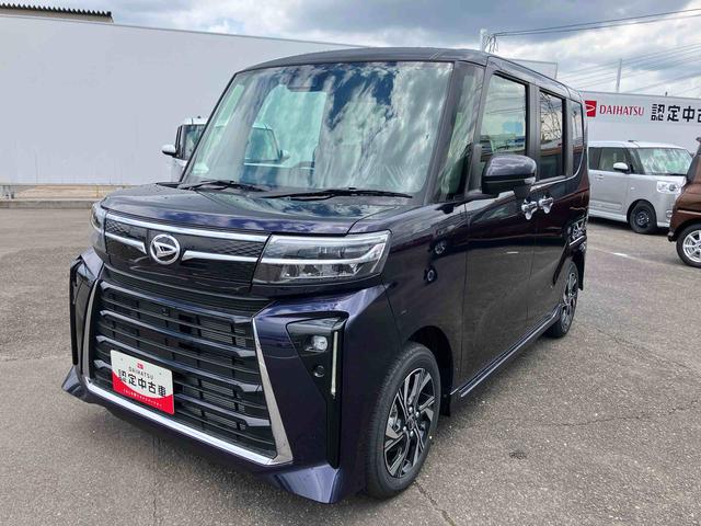 タントカスタムXリミテッド2WD 660cc CVT ETC車載器 衝突被害軽減ブレーキ 横滑り防止装置 ABS アイドリングストップ プッシュボタンスタート 両側電動スライドドア フォグランプ クルーズコントロール(福島県)の中古車
