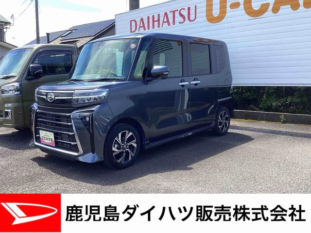 タントカスタムXインパネシフト プッシュスタートスイッチ 電子カードキー 電動パーキングブレーキ ディスプレイオーディオ 両側電動スライドドア レーンキープ アルミホイール(鹿児島県)の中古車
