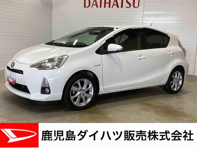 アクアＧプッシュスタートスイッチ　電子カードキー　カーナビ　バックモニター　ＡＢＳ　フォグランプ（鹿児島県）の中古車