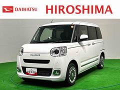 ムーヴキャンバス 中古車 セオリーＧ　バックモニター対応　電動パーキングブレーキＬＥＤオートライト・フォグランプ　電動パーキングブレーキ　プッシュボタンスタート　セキュリティアラーム　バックカメラ　両側パワースライドドアウエルカムオープン機能　オート電動格納式ドアミラー