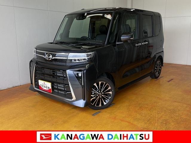 タントカスタムＲＳ　ナビ　Ｂカメラ　Ｐスタート　キーフリーサポカーＳワイド適合　パノラマモニター対応　Ｂカメラ　ミラクルオープンドア　ナビ　Ｐスタート　両側オートスライドドア　誤発進抑制装置　横滑り防止機能　シートヒーター　コーナーセンサー　キーフリー（神奈川県）の中古車