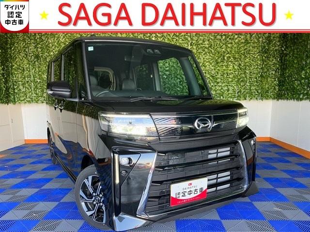 タントカスタムＸ両側電動スライドドア・パノラマモニター・プッシュボタンスタート・ステアリングスイッチ・オートエアコン・キーフリー・コーナーセンサー・ベンチシート・シートヒーター・パワーウィンドウ（佐賀県）の中古車