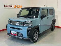 タフト 中古車 Ｇ　ダーククロムベンチャー誤発進抑制装置　インテリキー　盗難防止　パークセンサー　ムーンルーフ　電動格納ドアミラー　レーンアシスト　前席シートヒーター　アダプティブクルーズコントロール　キーフリー　アイドリングストップ