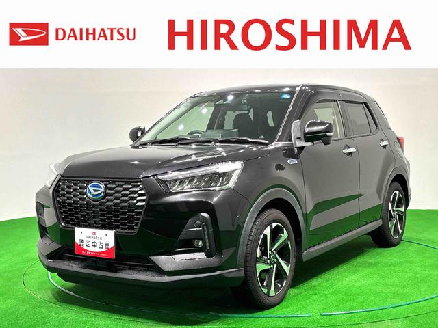 ロッキープレミアムＧ　ＨＥＶ　アクセサリーコンセント　シートヒーターＬＥＤヘッドランプ・フォグランプ　全車速追従機能付アダプティブクルーズコントロール　レーンキープコントロール　　１７インチアルミホイール　プッシュボタンスタート　キーフリーシステム（広島県）の中古車