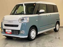 ムーヴキャンバス 中古車 ストライプスＧ／９インチスマホ連携ディスプレイオーディオバックモニター　ドライブレコーダー　キーフリー　電動パーキングブレーキ　シートヒーター　両側パワースライドドア　ホッとカップホルダー　置きラクボックス　ワイヤレス充電器　スマアシ　Ｔ−Ｆｉｎｅ