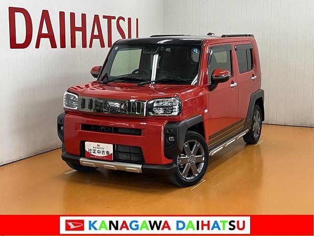 タフトＧターボ　ナビ　ドラレコ　Ｂカメラ　ＥＴＣ　キーフリーサポカーＳワイド適合　ドラレコ　Ｂカメラ　ナビ　パノラマモニター対応　全車速追従機能付ＡＣＣ　ＥＴＣ　電動パーキングブレーキ　Ｐスタート　ＵＳＢ接続端子　Ｑｉ充電　スカイフィールトップ　キーフリー（神奈川県）の中古車