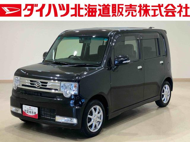 ムーヴコンテカスタム　Ｘ４ＷＤ　ＨＩＤヘッドライト　アイドリングストップ　スマートキー　記録簿　禁煙車　ワンオーナー　エアバッグ　エアコン　パワーステアリング　パワーウィンドウ　ＣＤ　ＡＢＳ（北海道）の中古車