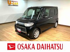 タント 中古車 カスタムＸナビゲーション　ＥＴＣ車載器　ディスチャージヘッドライト　電動スライドドア　オートエアコン　キーフリーシステム　スペアタイヤ　１年間走行距離無制限保証