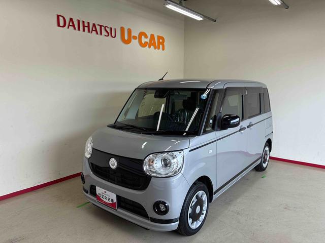 ムーヴキャンバスＧブラックアクセントリミテッド　ＳＡIII４ＷＤ　純正ナビ　パノラマモニター　ステアリングスイッチ　両側電動スライドドア　チルトステアリング　純正ドライブレコーダー　リモコンエンジンスターター　ＬＥＤヘッドライト／フォグランプ（秋田県）の中古車