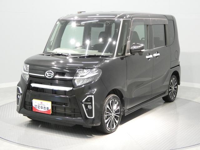 タントカスタムRS4WD リモコンエンジンスターター パノラマモニター 両側パワースライドドア 衝突回避支援機能 社外ナビ クリアランスソナー(岩手県)の中古車