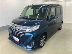 トール 中古車 カスタムＧ　ＳＡＩＩ衝突被害軽減ブレーキ　横滑り防止装置　オートマチックハイビーム　アイドリングストップ　ステアリングスイッチ　オートライト　キーフリーシステム　オートエアコン　両側電動スライドドア　純正アルミホイール