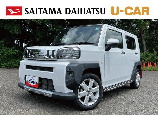 タフトGターボ クロムベンチャー 4WD/走行42851キロ保証1年間・距離無制限付き 大画面ナビ バックカメラ シートヒーター USB入力端子 オートライト LEDヘッドライト 電動パーキング 純正フロアマット(埼玉県)の中古車
