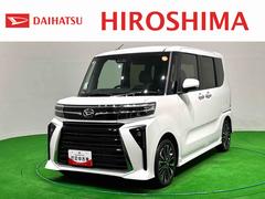 タント 中古車 カスタムＲＳアイドリング　被害軽減ブレーキ　車線逸脱防止　リアカメラ　セキュリティアラーム　シートヒータ　電動格納ミラー　ＬＥＤヘットライト　ターボ　安全ボディ　スマートキ−　キーフリーキー　オートライト