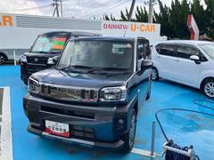 タフト 中古車 Ｇターボ　ダーククロムベンチャー２ＷＤ　ＣＶＴ　６６０ｃｃ　ディスプレイオーディオ　バックカメラ　衝突被害軽減ブレーキ　横滑り防止機能　前席シートヒーター　ＬＥＤヘッドライト　フォグランプ　電動パーキングブレーキ