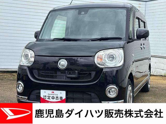 ムーヴキャンバスＧメイクアップ　ＳＡIIインパネシフト　プッシュスタートスイッチ　電子カードキー　両側電動スライドドア　カーナビ　ＥＴＣ車載器　衝突被害軽減システム　ＡＢＳ　レーンアシスト（鹿児島県）の中古車
