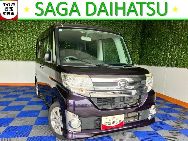 タントカスタムＸ　ＳＡ外装ワケあり車・片側電動スライドドア・バックモニター・プッシュスタート・ステアリングスイッチ・キーフリー・ベンチシート・アルミホイール・パワーウィンドウ（佐賀県）の中古車