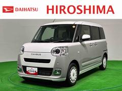 ムーヴキャンバス 中古車 ストライプスＧレーダーブレーキ　リヤカメラ　電動格納式ドアミラー　衝突安全ボディ　アイドリングストップ機能　Ｓヒーター　イモビ　スマートキー＆プッシュスタート　ＬＥＤヘッドライト　車線逸脱警告　キーフリー