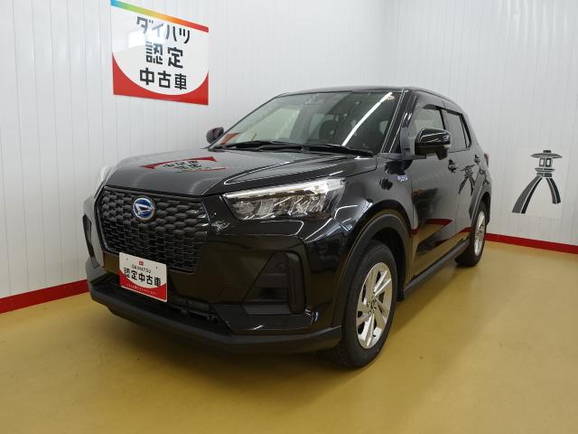 ロッキーＸ　ＨＥＶハイブリッド車　次世代スマートアシスト　ナビ　バックカメラ　ステアリングスイッチ　前後　ドライブレコーダー　電動パーキングブレーキ・ブレーキホールド機能　オートライト　キーフリー　前後コーナーセンサー（石川県）の中古車