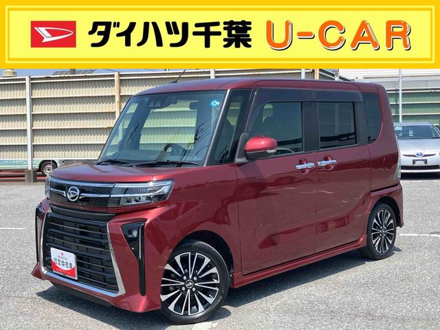 タントカスタムRSターボ ナビ/TV/DVD/BT/USB バックカメラ 前後ドラレコ ETC LEDヘッドライト オートライト スマアシ コ−ナ−センサー シートヒーター 両側電動スライドドア 革巻きハンドル アルミ(千葉県)の中古車