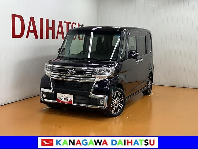タントカスタムRS トップエディションSAIIスマアシ ドラレコ パノラマモニター対応 両側オートスライドドア ステアリングスイッチ USB接続端子 Pスタート エコアイドル 電動格納ミラー Bカメラ キーフリー(神奈川県)の中古車