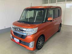 タント 中古車 カスタムＸ　トップエディションＳＡＩＩ衝突被害軽減ブレーキ　横滑り防止装置　アイドリングストップ　左側電動スライドドア　純正アルミホイール　ベンチシート　バックカメラ　バイザー　マット　ナビ　オートライト　エアバッグ　２ＷＤ　ＣＶＴ
