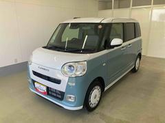 ムーヴキャンバス 中古車 ストライプスＧ衝突被害軽減ブレーキ　横滑り防止装置　オートマチックハイビーム　アイドリングストップ　ステアリングスイッチ　オートライト　キーフリーシステム　オートエアコン　両側電動スライドドア　純正ホイールキャップ