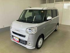 ムーヴキャンバス 中古車 ストライプスＧターボ衝突被害軽減ブレーキ　横滑り防止装置　オートマチックハイビーム　アイドリングストップ　ステアリングスイッチ　オートライト　キーフリーシステム　オートエアコン　両側電動スライドドア　純正ホイールキャップ