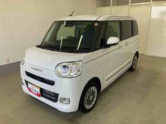 ムーヴキャンバス 中古車 セオリーＧ衝突被害軽減ブレーキ　横滑り防止装置　オートマチックハイビーム　アイドリングストップ　ステアリングスイッチ　オートライト　キーフリーシステム　オートエアコン　両側電動スライドドア　純正ホイールキャップ