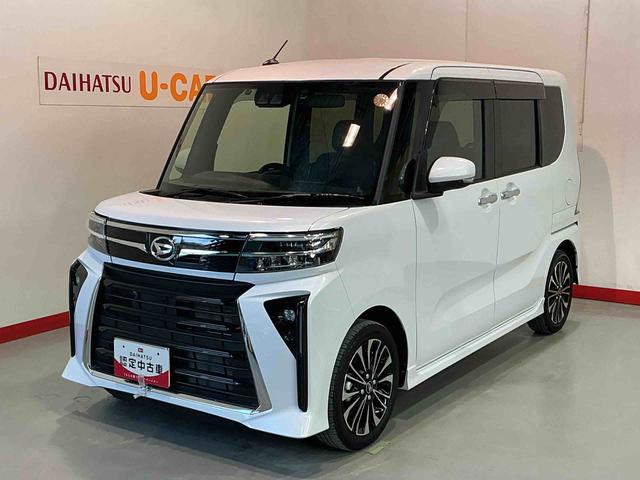 タントカスタムRSナビ バックカメラ コーナーセンサー アイドリング 被害軽減ブレーキ 車線逸脱防止 リアカメラ セキュリティアラーム シートヒータ 電動格納ミラー ドラレコ LEDヘットライト ターボ(栃木県)の中古車
