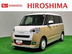ムーヴキャンバス 中古車 ストライプスＧ　純正ナビゲーション　ドライブレコーダー純正ナビ装着用アップグレードパック　ＥＴＣ車載器　両側電動スライドドア　運転席・助手席シートヒーター　電動パーキングブレーキ＋オートホールドブレーキ機能　ＳＲＳサイドエアバッグ　キーフリーシステム