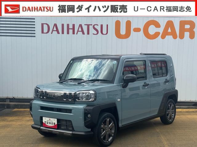 タフトＧ　ダーククロムベンチャー新車保証継承付　ナビ地デジＴＶ　バックカメラ　Ｂｌｕｅｔｏｏｔｈ　ＥＴＣ　　前後ドライブレコーダー　ＬＥＤヘッドライト　衝突軽減ブレーキ　アイドリングストップ　クリアランスソナー　純正アルミホイール（福岡県）の中古車