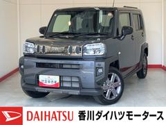 タフト 中古車 Ｇ　ダーククロムベンチャー　バックモニター対応カメラワンオーナー　スマートキー　バックモニター対応カメラ　運転席・助手席シートヒーター　純正アルミホイール　電動パーキングブレーキ　オートブレーキホールド　オーディオレス　ＡＣＣ　サイドエアバッグ
