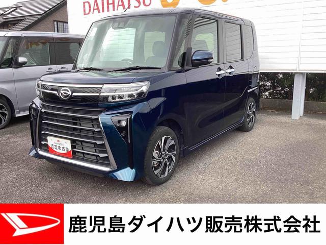 タントカスタムＸインパネシフト　プッシュスタートスイッチ　電子カードキー　電動パーキングブレーキ　衝突回避支援ブレーキ機能　レーンアシスト　アルミホイール　ＡＢＳ（鹿児島県）の中古車
