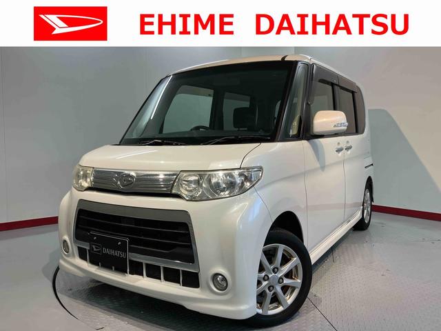 タントカスタムX社外ナビ フルセグTV CD DVD Bluetooth ETC 左側電動スライドドア アイドリングストップ ベンチシート 電動格納ドアミラー キーフリーシステム(愛媛県)の中古車