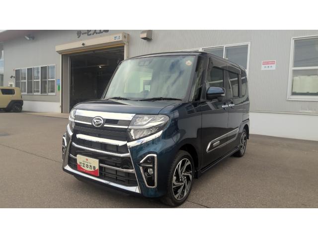 タントカスタムＲＳスタイルセレクション４ＷＤ　ターボ　ダイハツ純正ナビ　両側パワースライドドア　パノラマモニター　リモコンエンジンスターター　ＥＴＣ車載器　ＬＥＤヘッドライト　オートライト　オートエアコン　運転席助手席シートヒーター（北海道）の中古車