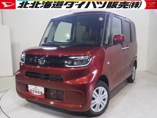 タントＸ４ＷＤ　両側スライドドア左電動　キーフリーシステム　電動パーキングブレーキ　運転席助手席シートヒーター　オートエアコン　ＬＥＤヘッドライト　オートライト　後席テーブル　アイドリングストップ（北海道）の中古車