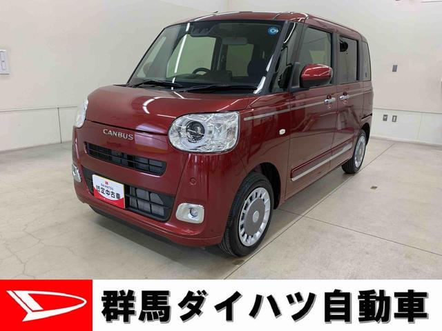 ムーヴキャンバスセオリーＧ　２ＷＤ両側電動スライドドア・プッシュボタンスタート・アイドリングストップ・オートエアコン・ＬＥＤヘッドライト・オートライト・オートマチックハイビーム・バックカメラ・電動格納式ドアミラー・スマートアシスト（群馬県）の中古車