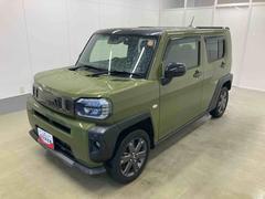 タフト 中古車 Ｇ　ダーククロムベンチャー衝突被害軽減ブレーキ　横滑り防止装置　オートマチックハイビーム　アイドリングストップ　ステアリングスイッチ　オートライト　キーフリーシステム　オートエアコン　バックカメラ　純正アルミホイール　ＣＶＴ