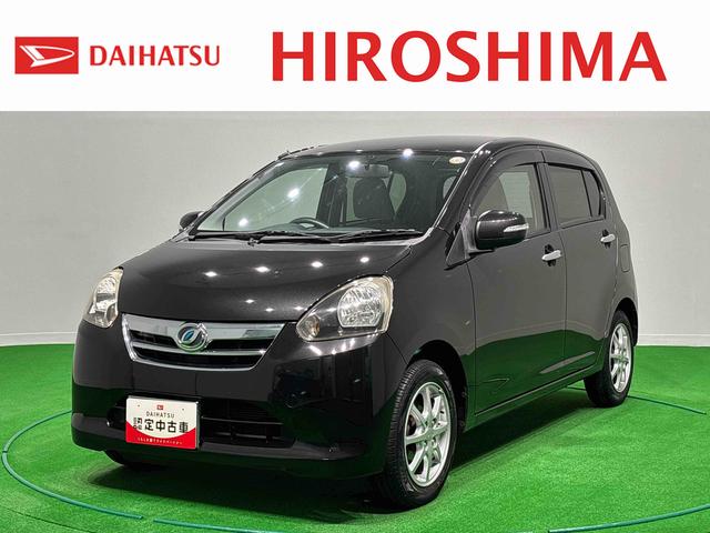 ミライースG純正カーナビ ETC車載器 SRSサイドエアバッグ オートエアコン シートリフター 盗難防止セキュリティーアラーム電動格納ドアミラー 盗難防止 ナビTV アルミ キーフリー ブルートゥース(広島県)の中古車