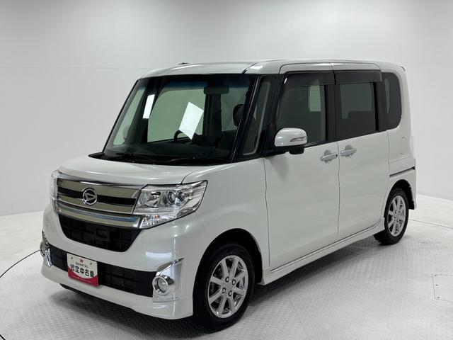 タントカスタムＸ　トップエディションＳＡナビ　バックカメラ　ＣＤ　ＤＶＤ　片側電動スライドドア　ミラクルオープンドア　フルフラット荷室　格納式リヤドアサンシェード　オートライト機能　電動格納ミラー　ステアリングスイッチ　スマアシ（長野県）の中古車