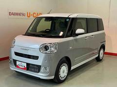 ムーヴキャンバス 中古車 ストライプスＧレーダーブレーキ　電動格納式ドアミラー　衝突安全ボディ　アイドリングストップ機能　Ｓヒーター　イモビ　スマートキー＆プッシュスタート　ＬＥＤヘッドライト　車線逸脱警告　キーフリー