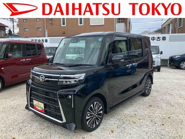 タントカスタムＲＳ　９インチディスプレイオーディオ装備保証　新車保証・まごころ保証　１年間・走行距離無制限付き・９インチディスプレイオーディオ装備・ＬＥＤヘッドライト装備・シートヒーター装備（東京都）の中古車