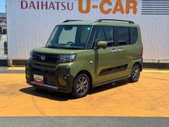 タント 中古車 ファンクロス新車保証継承付　弊社デモカーＵＰ車　オーディオレス　全方位カメラ　両側電動スライドドア　ＬＥＤヘッドライト　衝突軽減ブレーキ　アイドリングストップ　クリアランスソナー　純正アルミホイール