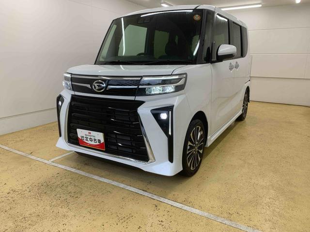 タントカスタムRSまごころ保証1年付き 記録簿 取扱説明書 両側電動スライドドア オートマチックハイビーム 衝突被害軽減システム スマートキー アルミホイール ターボ レーンアシスト 禁煙車 ワンオーナー エアバッグ(静岡県)の中古車