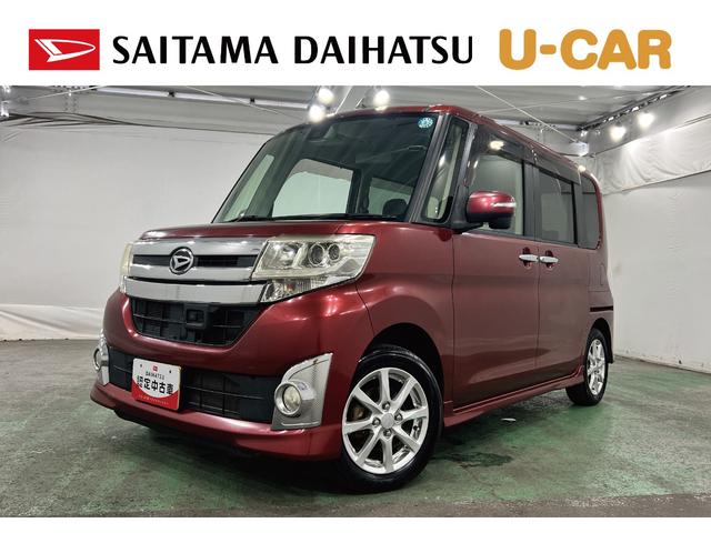 タントカスタムＸ　ＳＡII　走行３９４０１キロ／後席モニター／ナビ一年保証・走行距離無制限　フルセグナビ　Ｂｌｕｅｔｏｏｔｈ　バックカメラ　後席モニター　ＥＴＣ　オートライト　ＬＥＤヘッドライト　両側電動スライドドア（埼玉県）の中古車