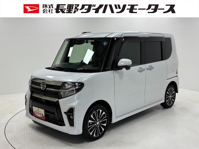 タントカスタムRSセレクションターボ エンスタ ドラレコ ETC 追従機能 純正ナビ パノラマモニター Bluetooth フルセグ USBソケット 両側電動スライドドア 両側シートヒーター 格納テーブル LED スマアシ(長野県)の中古車