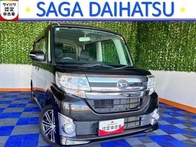 タントカスタムXアウトレット車・片側電動スライドドア・プッシュボタンスタート・オートエアコン・キーフリー・アルミホイール・ベンチシート・パワーウィンドウ(佐賀県)の中古車