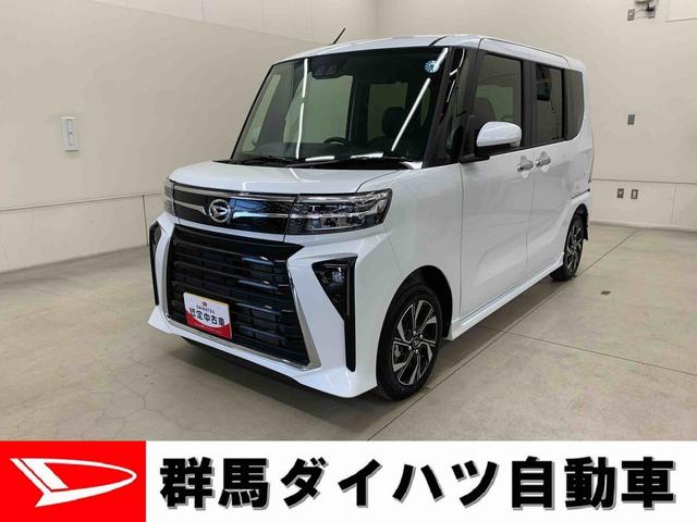タントカスタムＸ　２ＷＤ両側電動スライドドア・ＬＥＤヘッドライト・オートライト・プッシュボタンスタート・アイドリングストップ・オートエアコン・シートヒーター・バックカメラ・スマートアシスト・電動格納式ドアミラー（群馬県）の中古車
